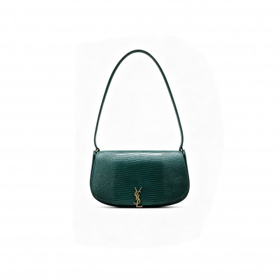 YSL MINI VOLTAIRE IN LIZARD 779642 (17.5*13.4*5cm)